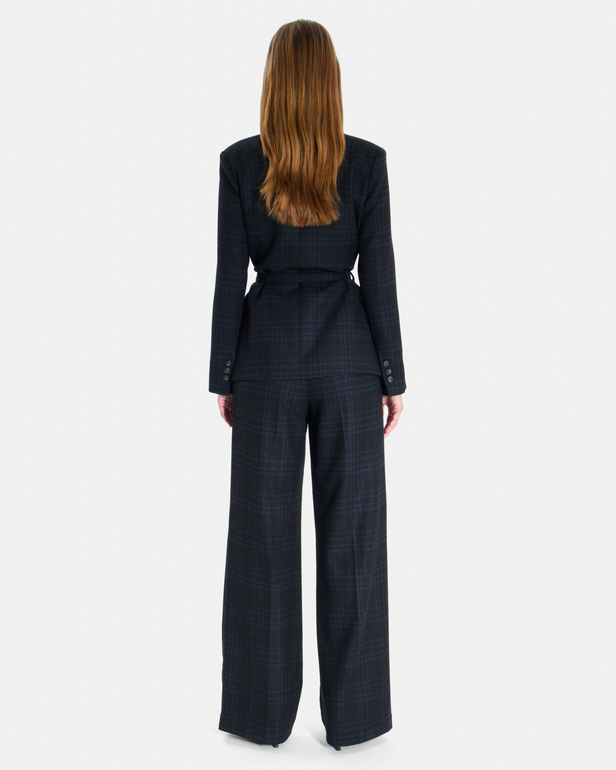 Veste Valy Veste blazer en laine ceintur&eacute;e ZAPA