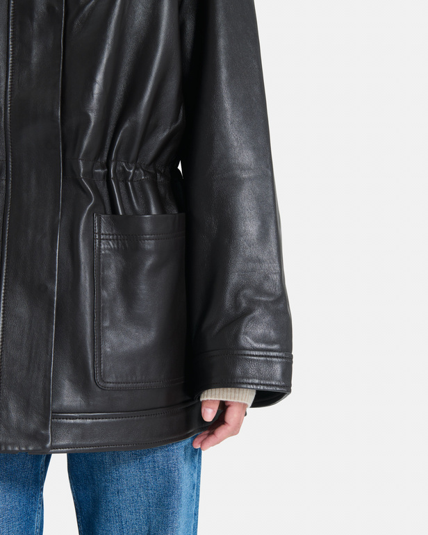 Veste Valence Veste chocolat mi-longue ajustable ZAPA