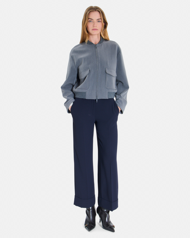Veste Vila Veste courte bomber gris chin&eacute; ZAPA