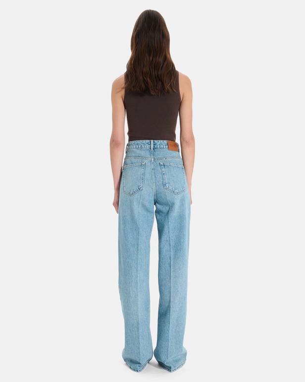 Jean Pamover Jean droit en coton vintage blue ZAPA